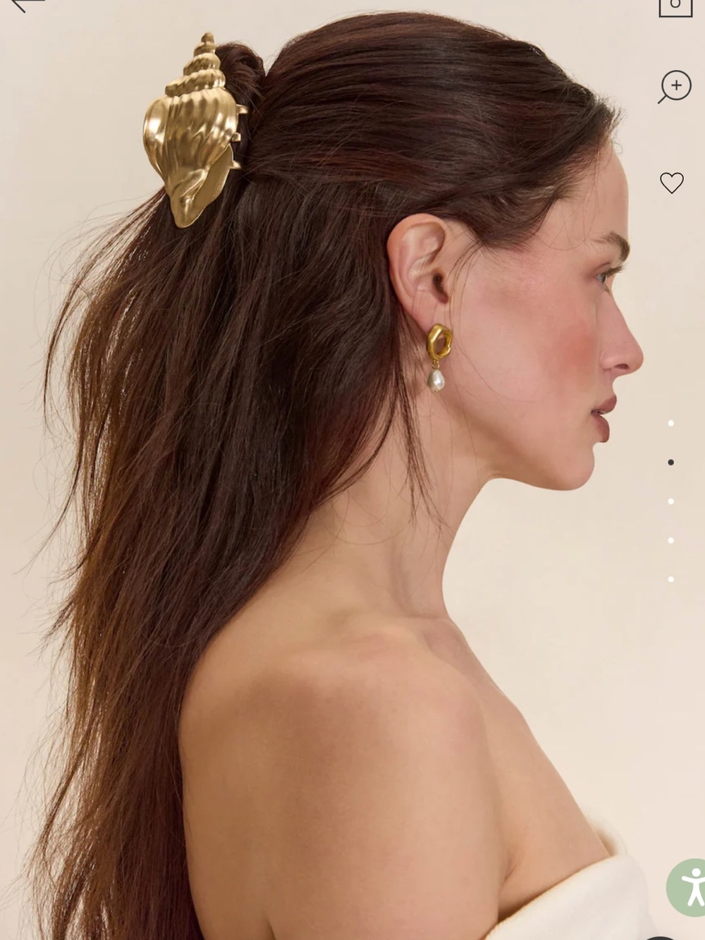 Cult Gaia CAMILLA HAIR CLIP NEW w/ Box and Duster - Picture 6 of 6